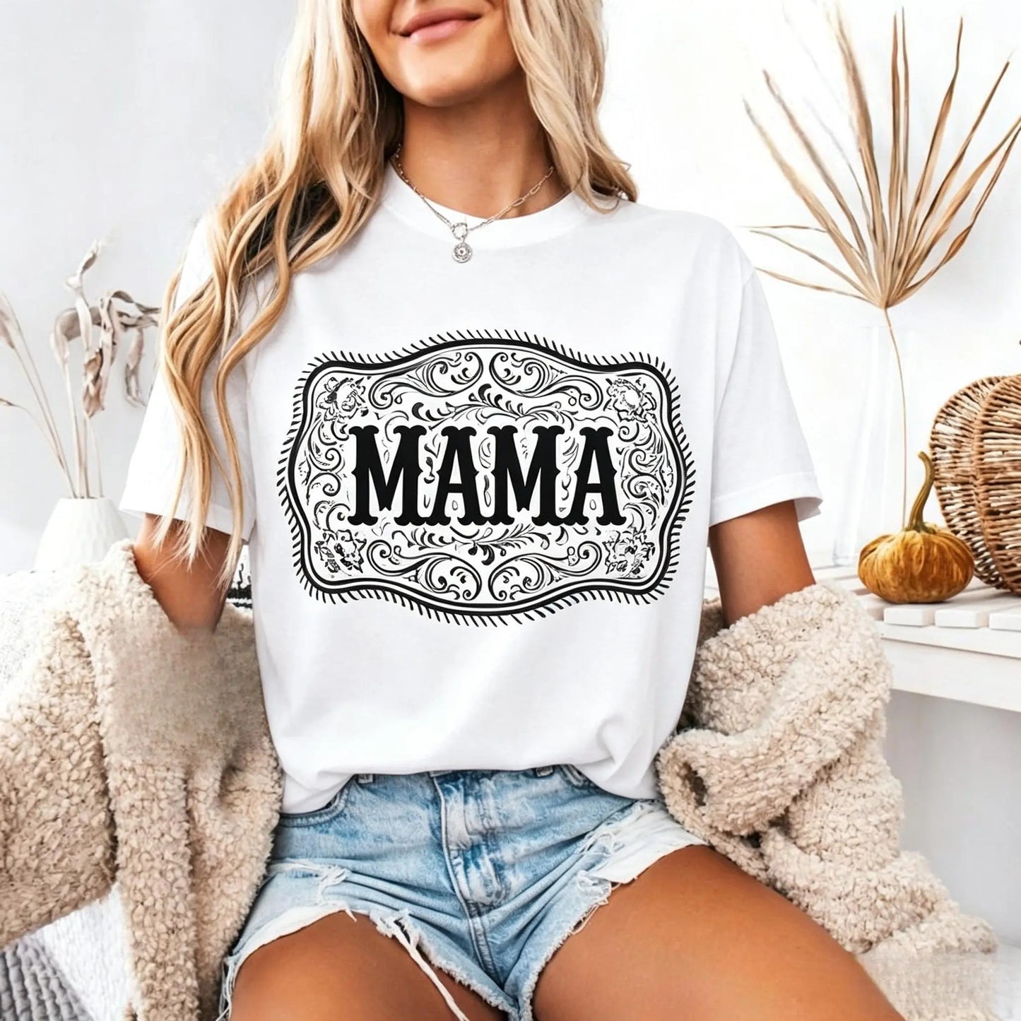 Western Mama Graphic – Tee, Crewneck & Hoodie