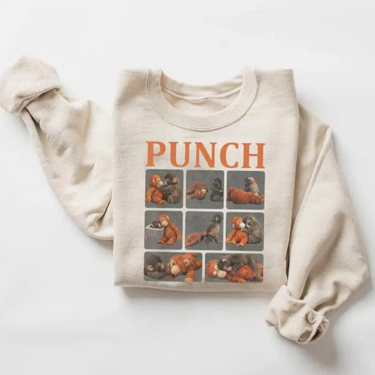 Baby Monkey Punch Graphic  – Tee, Crewneck & Hoodie