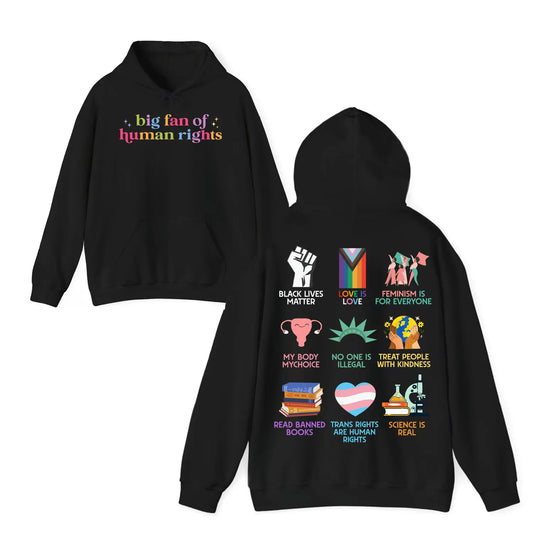 Big Fan Of Human Rights – Tee, Crewneck & Hoodie