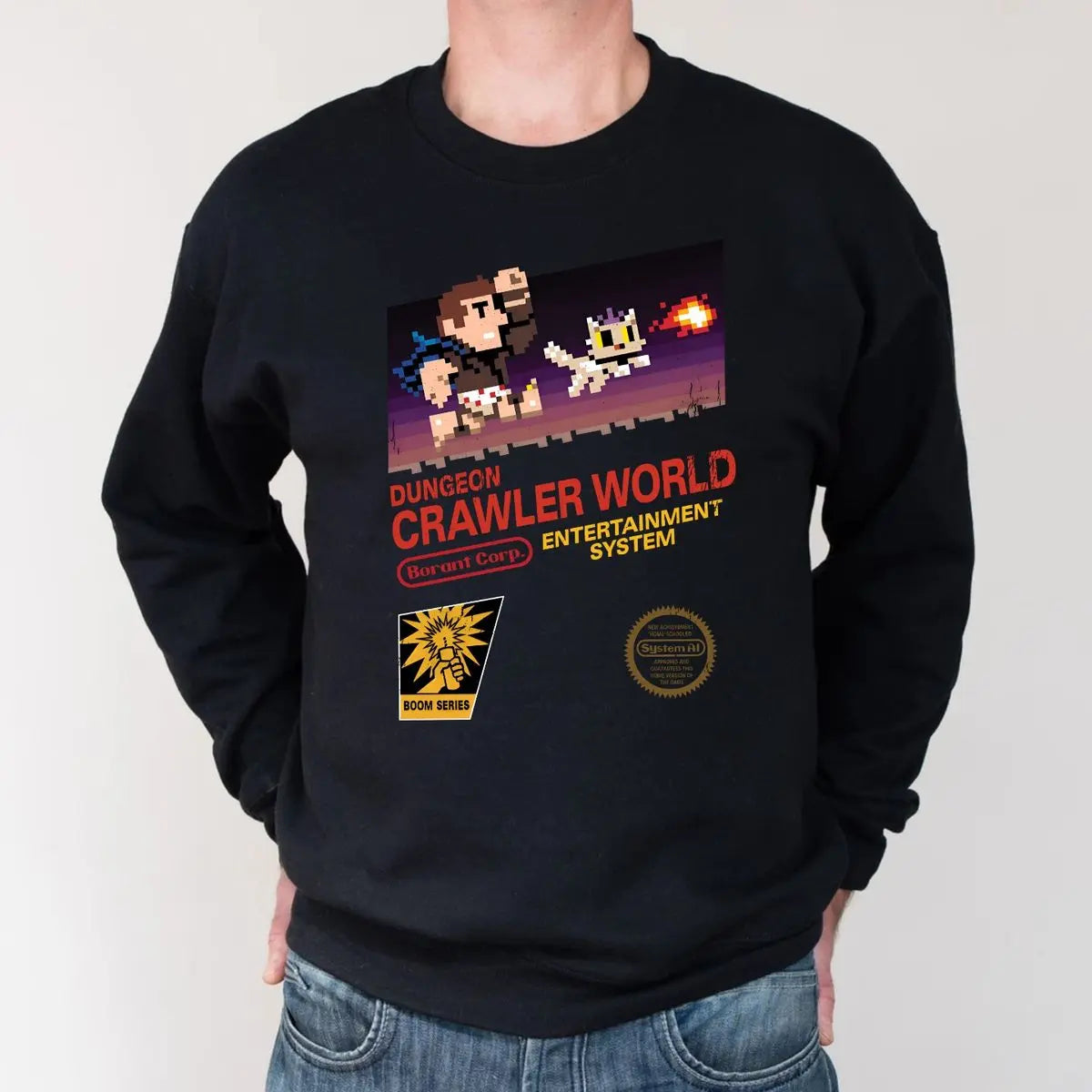 Dungeon Crawler World – Tee, Crewneck & Hoodie