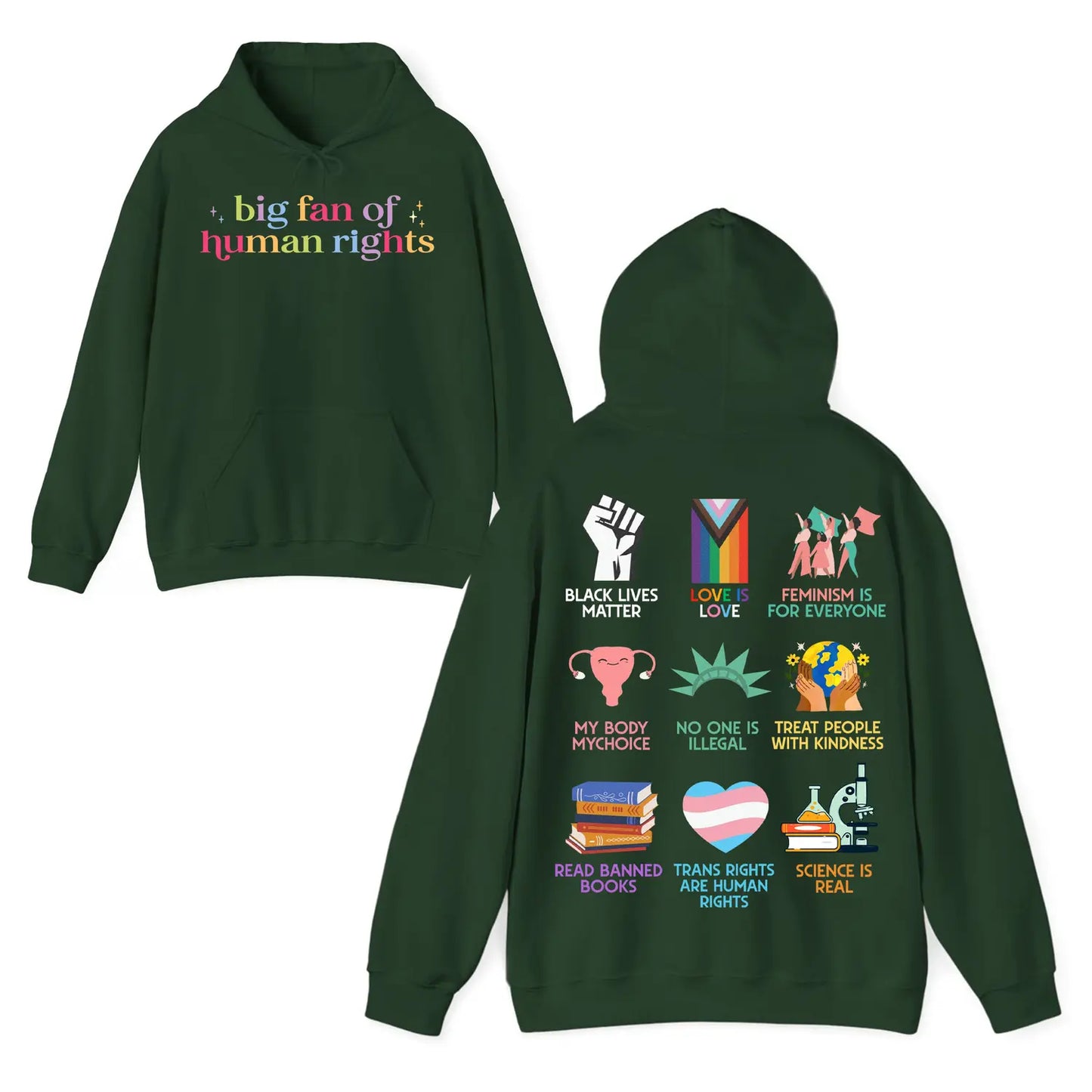 Big Fan Of Human Rights – Tee, Crewneck & Hoodie