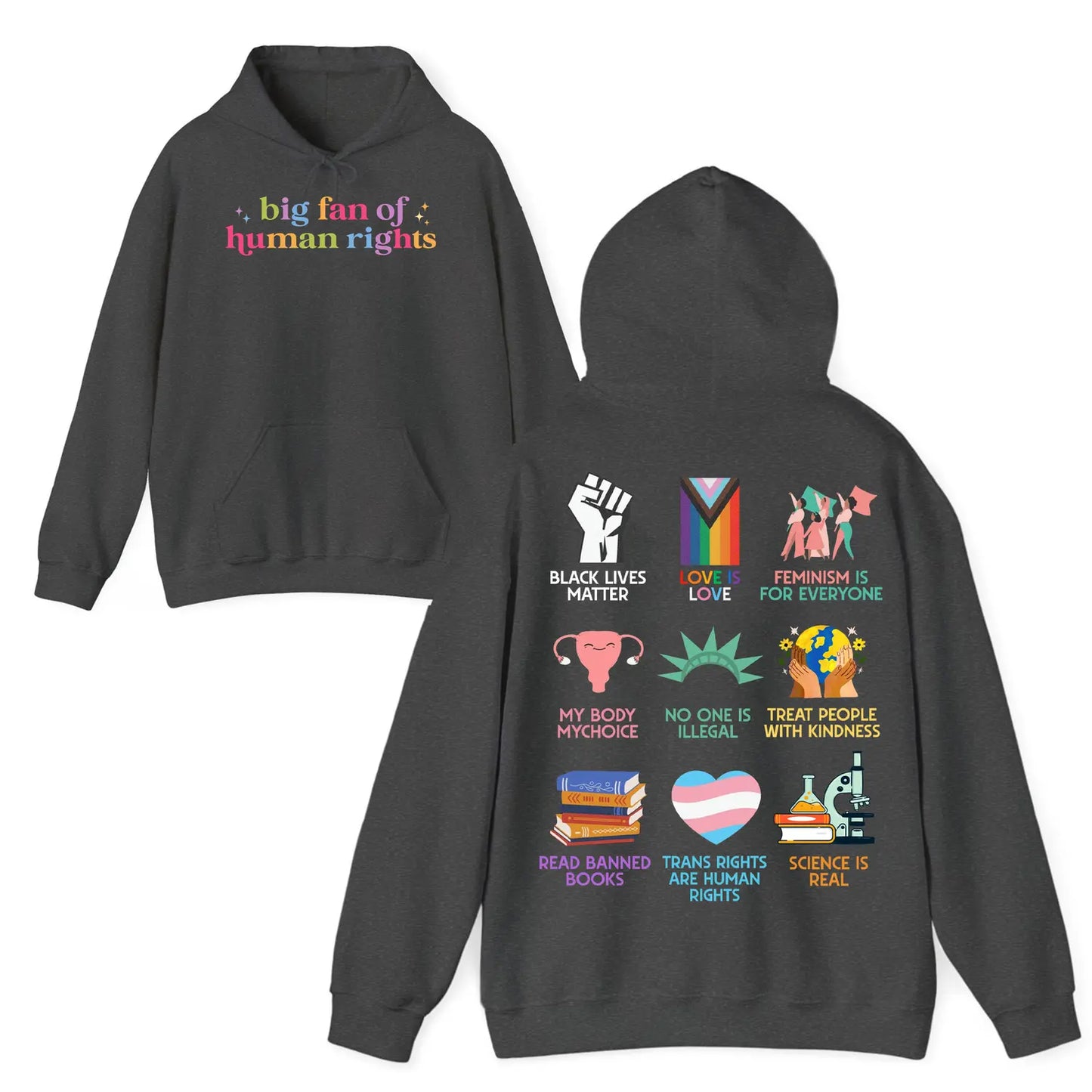 Big Fan Of Human Rights – Tee, Crewneck & Hoodie