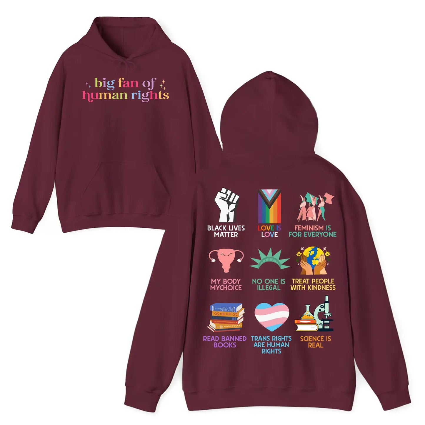 Big Fan Of Human Rights – Tee, Crewneck & Hoodie