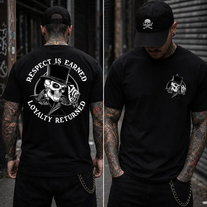 Respect Is Earned Skull – Tee, Crewneck & Hoodie