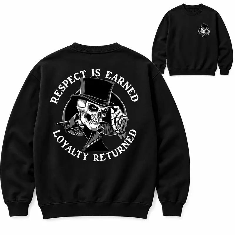 Respect Is Earned Skull – Tee, Crewneck & Hoodie